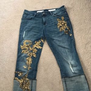 Pilcro sequined jeans size 30